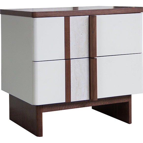 Тумба прикроватная  «Асти» БМ2.667.1.03, Материал: МДФ, крашеная, Цвет: Жасмин