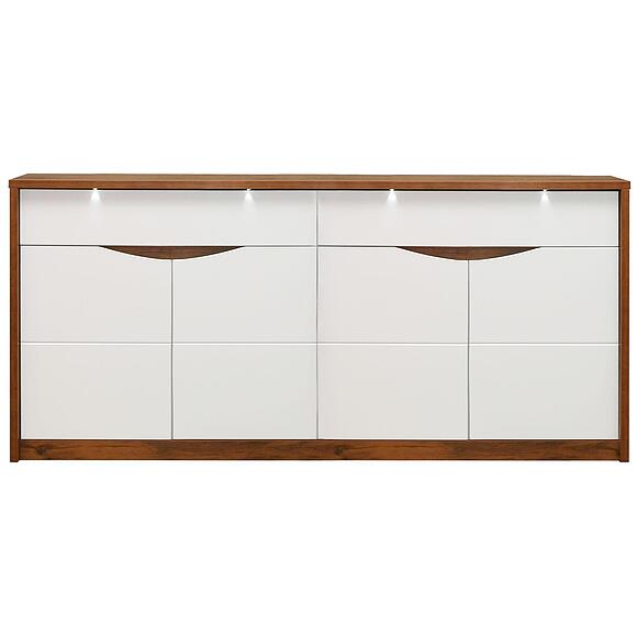 ტუმბო «მონაკო» პ510.11, ადგილი: ლდსპ, ფერი: მუხა სატერი+თეთრი პრიალა