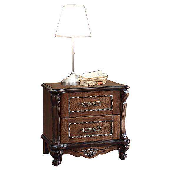 Тумба прикроватная «Алези» П1.350.1.20 (П349.03), Материал: Массив (дуб), Цвет: Табак