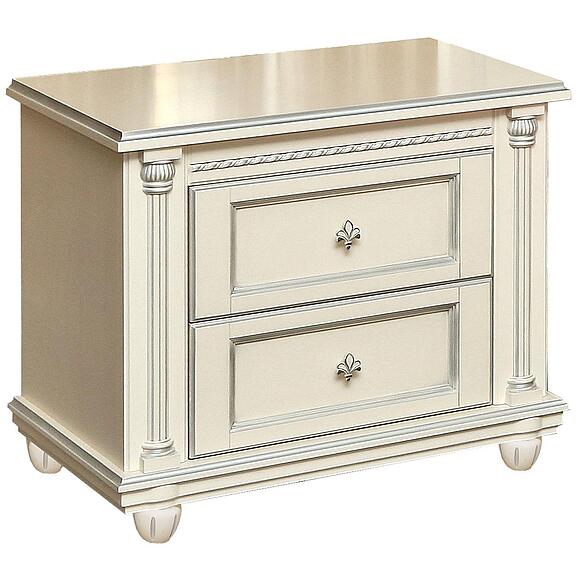 საძნებლის ტუმბო «ვალენსია კლასიკი» პ3.0589.1.12, ადგილი: მყარი არყი, ფერი: ანტიკური ტემპერა ვერცხლით