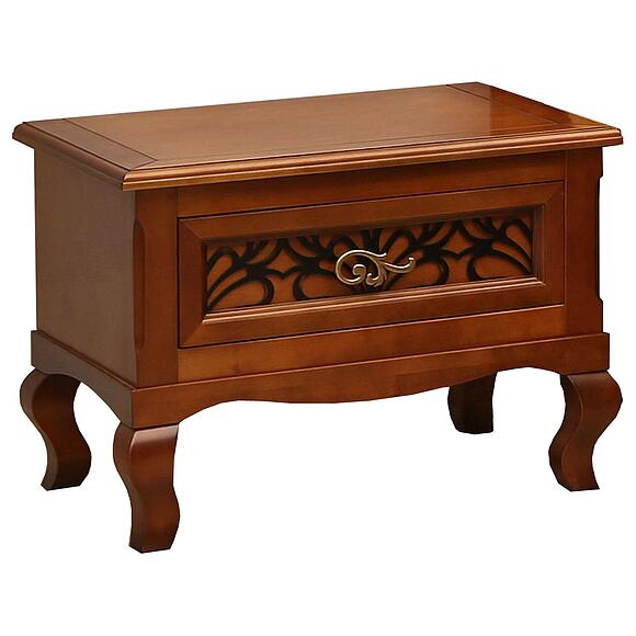 Тумба прикроватная «Видана Люкс» П445.04 - SALE, Материал: Массив (береза), Цвет: Коньяк