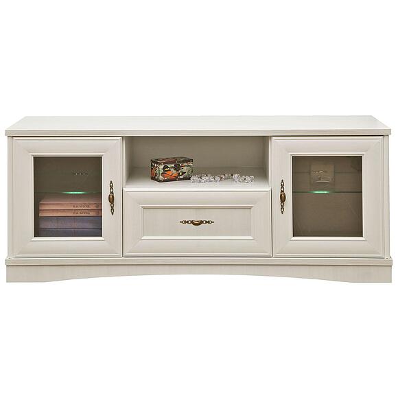 Тумба «Турин ТВ2» П7.036.0.21 (П036.21), Материал: ЛДСП+МДФ, Цвет: Сосна карелия (tumba_turin_tv2_p036_21_white-1.jpg) Тумба «Турин ТВ2» П7.036.0.21 (П036.21), Материал: ЛДСП+МДФ, Цвет: Сосна карелия