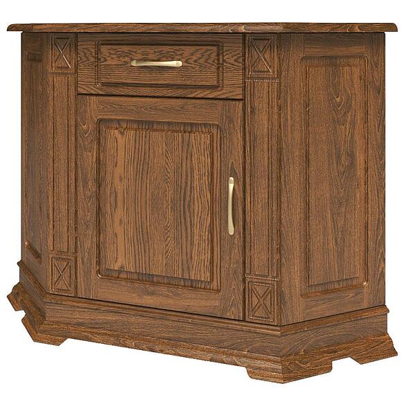 Тумба угловая «Верди Классик» П1.0487.0.01-01, Материал: Массив (дуб), Цвет: Черешня