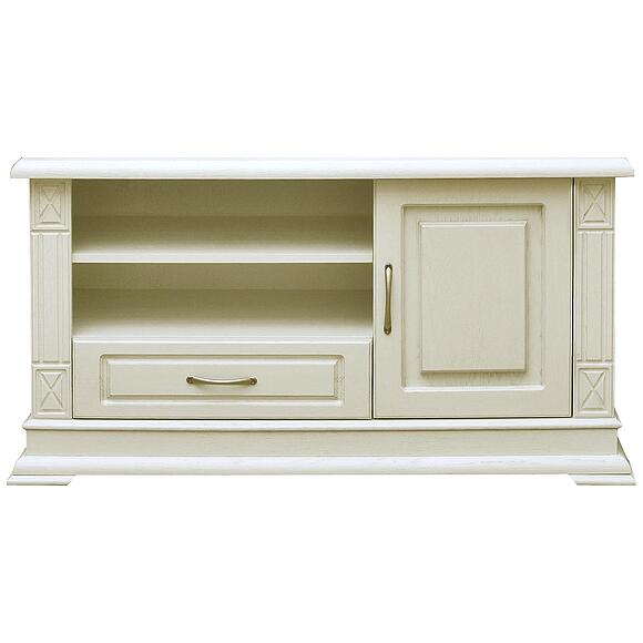 Тумба ТВ «Верди Классик» П1.0487.0.31, Материал: Массив (дуб), Цвет: Слоновая кость