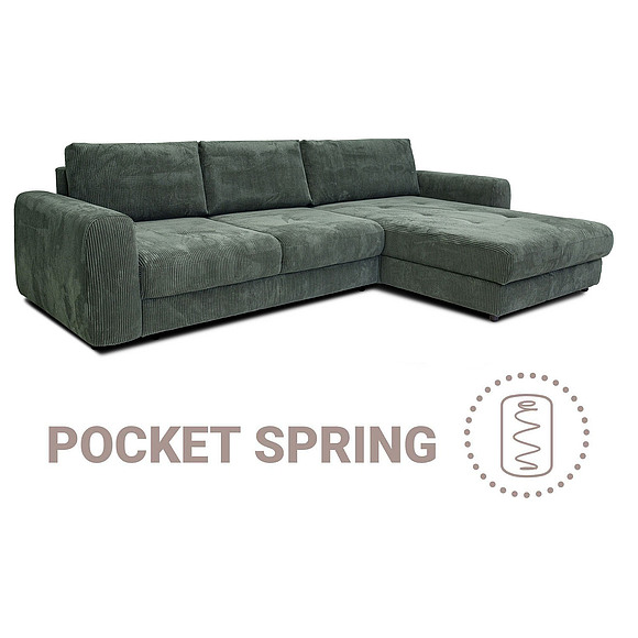 Угловой диван «Адалон» (2ML/R.8MR/L), Материал: Ткань, Группа ткани: 19 группа