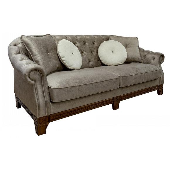 3-х местный диван «Верди» (3м) - промо, ადგილი: ნაჭერი, ტყავის ჯგუფი: 19 ჯგუფი