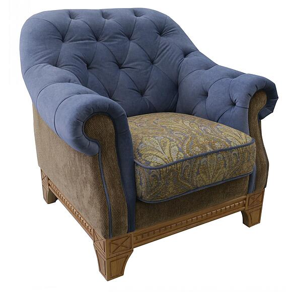 სავარძელი «ვერდი Royal» (12), ადგილი: ნაჭერი, ტყავის ჯგუფი: 24 ჯგუფი