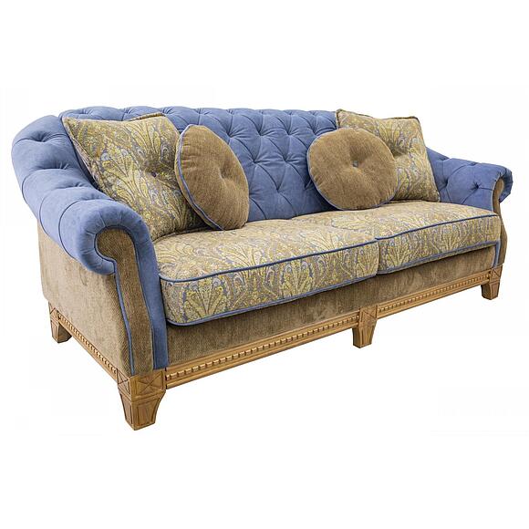 3-ადგილიანი დივანი «ვერდი Royal» (3მ), ადგილი: ნაჭერი, ტყავის ჯგუფი: 24 ჯგუფი