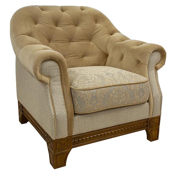 სავარძელი «ვერდი Royal» (12), ადგილი: ნაჭერი, ტყავის ჯგუფი: 21 ჯგუფი