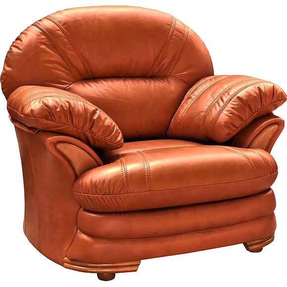 სავარძელი «იორკი» (12), ადგილი: ნატურალური ტყავი, ტყავის ჯგუფი: 140 ჯგუფი