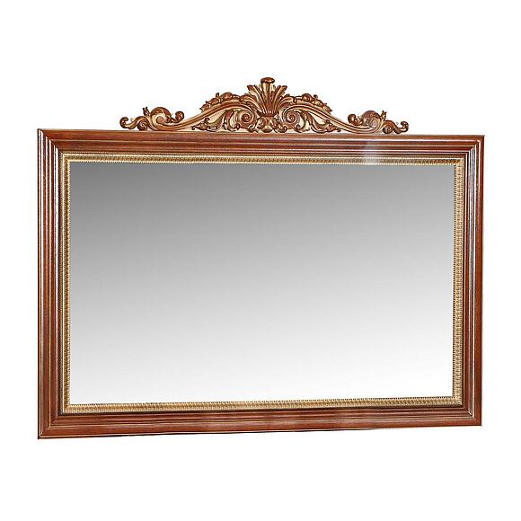 Зеркало настенное «Альба 09к» П4.485.0.10 (П485.09к), Материал: Массив (дуб), Цвет: Палисандр с золочением