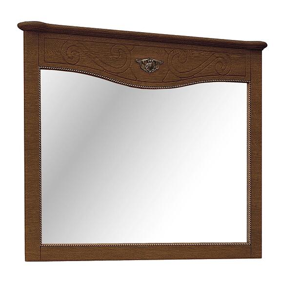 Зеркало настенное «Алези» П1.350.0.14 (П350.14), Материал: Массив (дуб), Цвет: Табак (zerkalo_alezi_2_p350_14_p46_tabak.jpg) Зеркало настенное «Алези» П1.350.0.14 (П350.14), Материал: Массив (дуб), Цвет: Табак