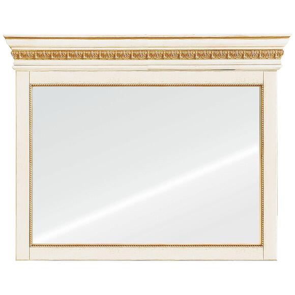 Зеркало настенное «Милана 9» П4.265.0.09(265.09), Цвет: Слоновая кость с золочением