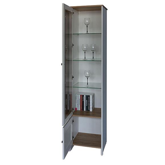 Шкаф «Парма» П7.050.0.11, Материал: ЛДСП, Цвет: Сосна рандерс + дуб кантри золотой