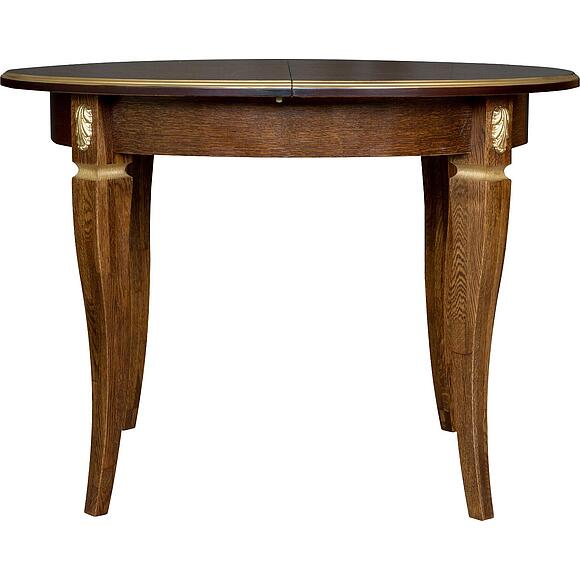 Стол «Милана 12А» П4.265.0.27(318.08), Материал: Массив (дуб), Цвет: Черешня с золочением