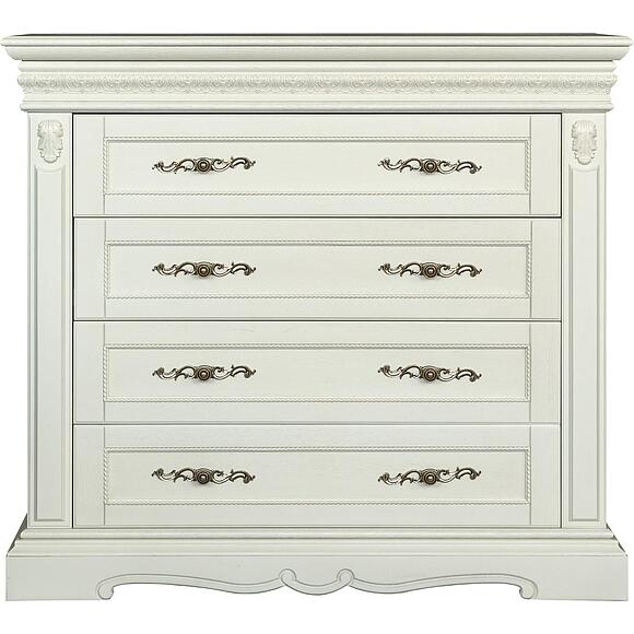 კომოდი «მილანა 11ც» პ4.265.1.11(294.11ც), ადგილი: მასიური მუხა, ფერი: სპილოს ძვლის ფერი