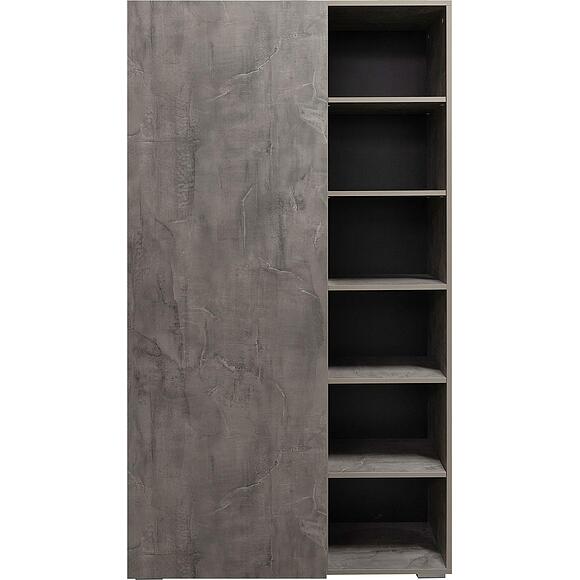 Шкаф «Норидж» П6.633.0.10-01 (П633.10), Материал: ЛДСП, Цвет: Оникс