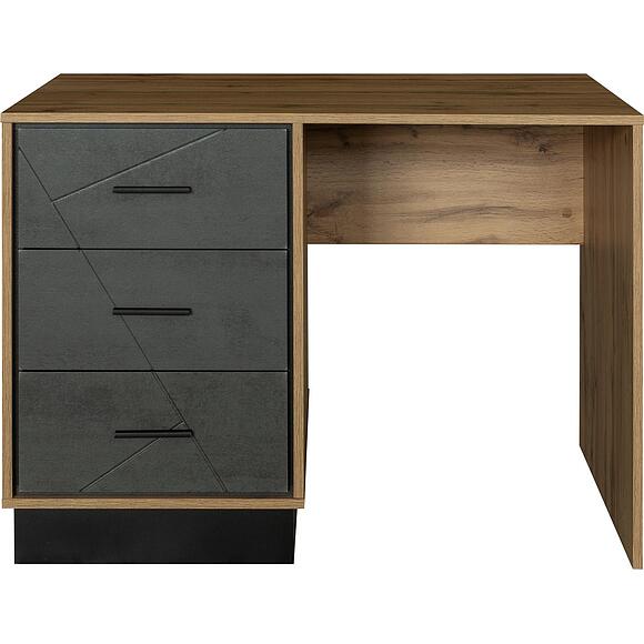 Стол письменный «Лайн» П6.619.2.16-01 (П619.16), Материал: МДФ+ПВХ, Цвет: Камень серый/Дуб вотан/Чёрный (Kamen_serij_Stol_pismennij_Lain_P619-16_.jpg) Стол письменный «Лайн» П6.619.2.16-01 (П619.16), Материал: МДФ+ПВХ, Цвет: Камень серый/Дуб вотан/Чёрный