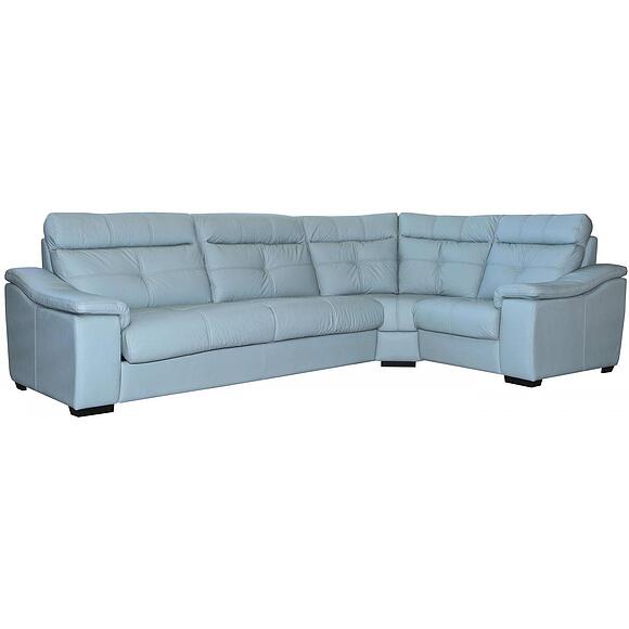 კუთხის დივანი «ბარსელონა 2» (3მლ/რ901რ/ლ), ადგილი: ნატურალური ტყავი, ტყავის ჯგუფი: 120 ჯგუფი