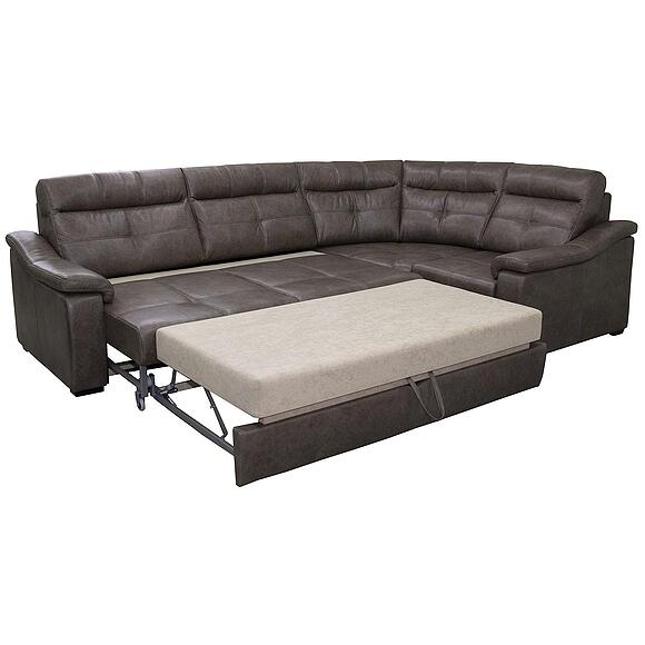 კუთხის დივანი «ბარსელონა 2» (3მლ/რ901რ/ლ), ადგილი: ნატურალური ტყავი, ტყავის ჯგუფი: 150 ჯგუფი