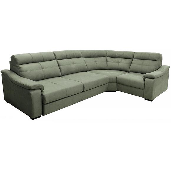 კუთხის დივანი «ბარსელონა 2» (3მლ/რ901რ/ლ), ადგილი: ნაჭერი, ტყავის ჯგუფი: 19 ჯგუფი