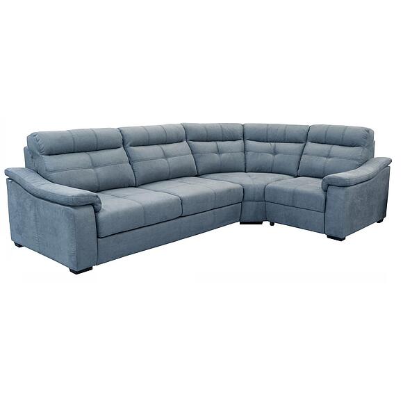 კუთხის დივანი «ბარსელონა 2» (3მლ/რ901რ/ლ), ადგილი: ნაჭერი, ტყავის ჯგუფი: 19 ჯგუფი