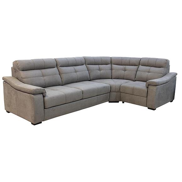 კუთხის დივანი «ბარსელონა 2» (3მლ/რ901რ/ლ), ადგილი: ნაჭერი, ტყავის ჯგუფი: 19 ჯგუფი