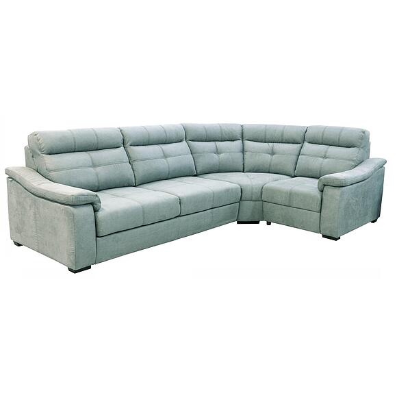 კუთხის დივანი «ბარსელონა 2» (3მლ/რ901რ/ლ), ადგილი: ნაჭერი, ტყავის ჯგუფი: 19 ჯგუფი