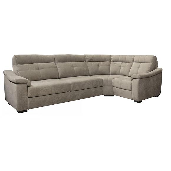 კუთხის დივანი «ბარსელონა 2» (3მლ/რ901რ/ლ), ადგილი: ნაჭერი, ტყავის ჯგუფი: 19 ჯგუფი