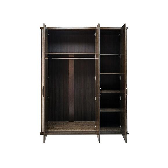 გარდერობი «ტუნისი» პ6.343.1.01 (П344.01/1), ადგილი: დსპ+შპონი, ფერი: ვენგე+ვერცხლი