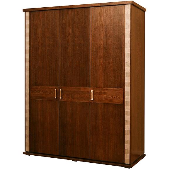 გარდერობი «ტუნისი» პ6.343.1.01 (П344.01/1), ადგილი: დსპ+შპონი, ფერი: ბლისფერი ოქროსფერი ორნამენტებით