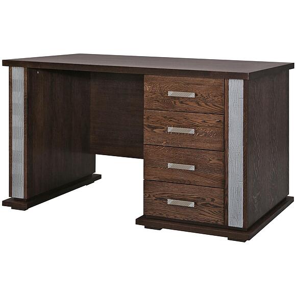 Стол письменный «Тунис» П6.343.2.25 (П343.25-1Ш), Материал: ДСП+шпон, Цвет: Венге с серебром