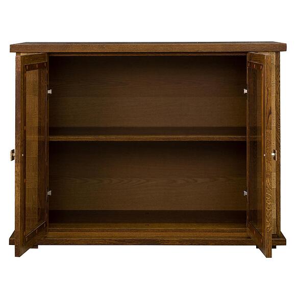 Тумба комбинированная «Тунис» П6.343.0.16 (П343.16Ш), Материал: МДФ+шпон, Цвет: Черешня с золочением