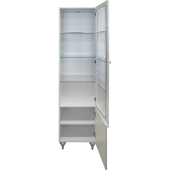 კარადა «ლაციო» პ6.634.0.05 (П634.05-01), ადგილი: მდფ+პვხ, ფერი: თეთრი პრიალა