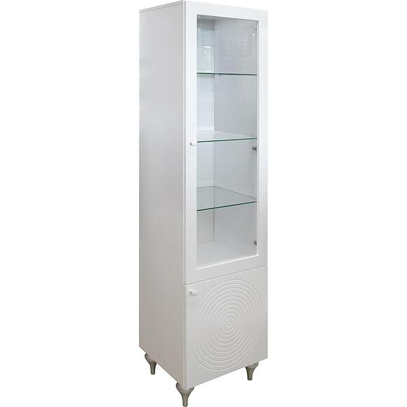 კარადა «ლაციო» პ6.634.0.05 (П634.05-01), ადგილი: მდფ+პვხ, ფერი: თეთრი პრიალა