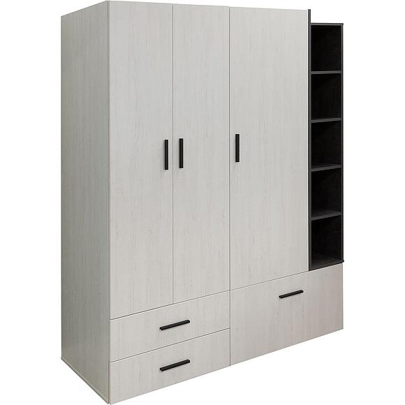 Шкаф комбинированный «Луна» П7.049.1.13, ადგილი: ლდსპ, ფერი: ფიჭვი რანდერსი + ონიქსი