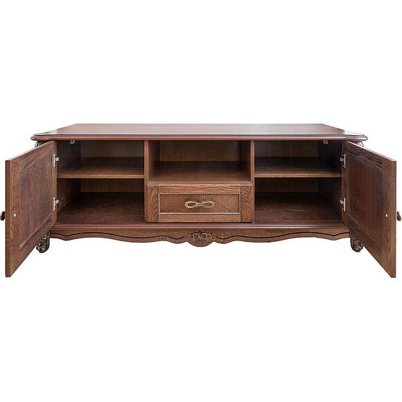 Тумба ТВ «Алези» П1.350.0.02 (П350.02), Материал: Массив (дуб), Цвет: Табак (35002-2.jpg) Тумба ТВ «Алези» П1.350.0.02 (П350.02), Материал: Массив (дуб), Цвет: Табак