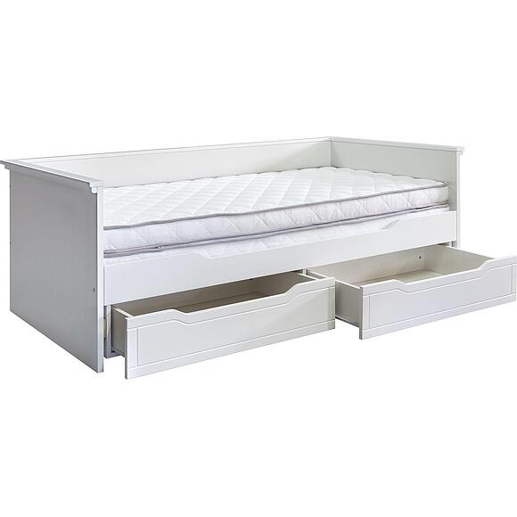 საწოლი «ლინელი» პ6.934.5.01, ადგილი: ლდსპ, ფერი: თეთრი, ზომა: 2114×1007×763