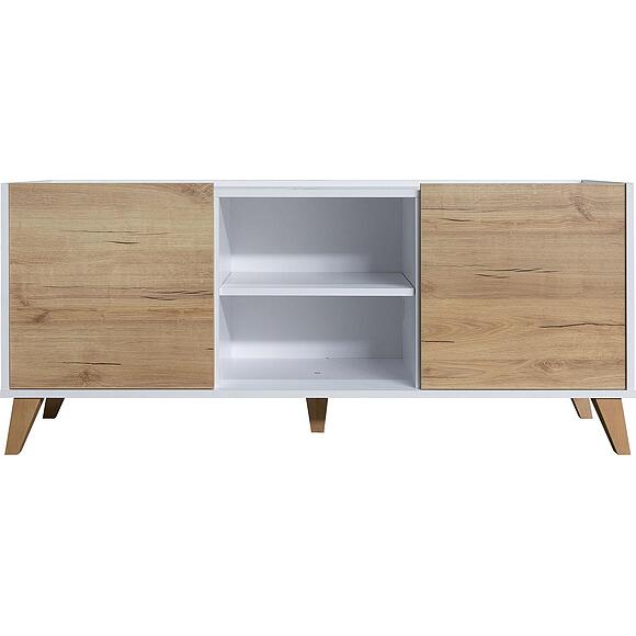 ტუმბო «დენვერი» პ6.639.0.02(639.02), ადგილი: ლდსპ, ფერი: მუხა კანტრი მოოქროვილი + თეთრი