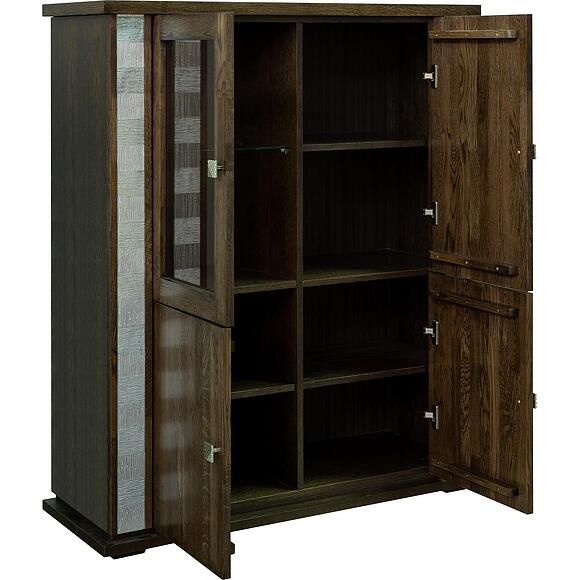 კომბინირებული ტუმბო «ტუნისი» პ6.343.0.23 (პ343.23/1შ), ფერი: ვენგე+ვერცხლი