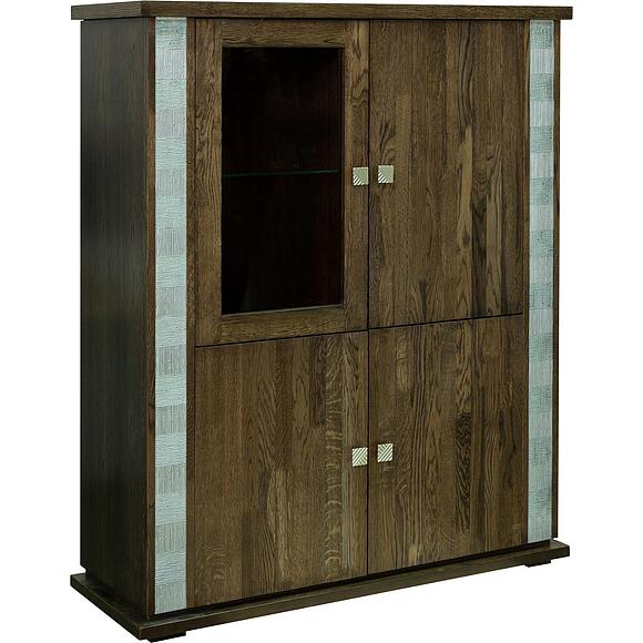 კომბინირებული ტუმბო «ტუნისი» პ6.343.0.23 (პ343.23/1შ), ფერი: ვენგე+ვერცხლი