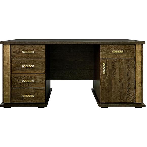 საწერი მაგიდა «ტუნისი» პ6.343.2.08 (პ343.08შ), ადგილი: დსპ+შპონი, ფერი: ვენგე+ოქრო