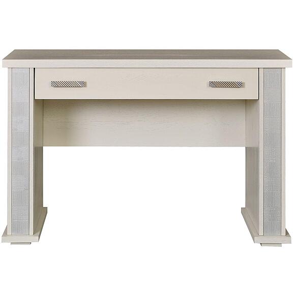 Стол туалетный «Тунис» П6.343.1.07 (П344.07), Материал: МДФ+шпон, Цвет: Слоновая кость с серебром (stol_tualet_tunis_p344_07_slon_kost_2.jpg) Стол туалетный «Тунис» П6.343.1.07 (П344.07), Материал: МДФ+шпон, Цвет: Слоновая кость с серебром