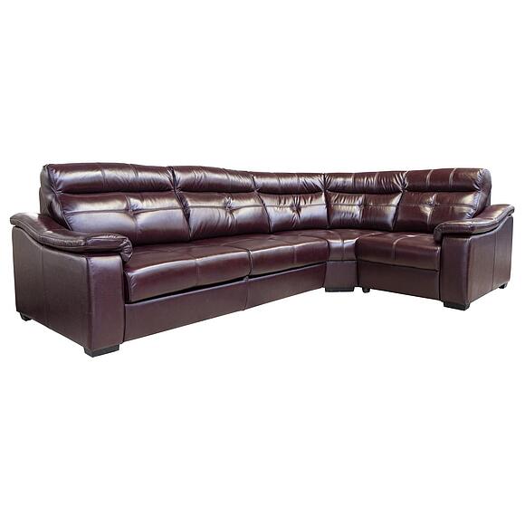 კუთხის დივანი «ბარსელონა 2» (3მლ/რ901რ/ლ), ადგილი: ნატურალური ტყავი, ტყავის ჯგუფი: 140 ჯგუფი