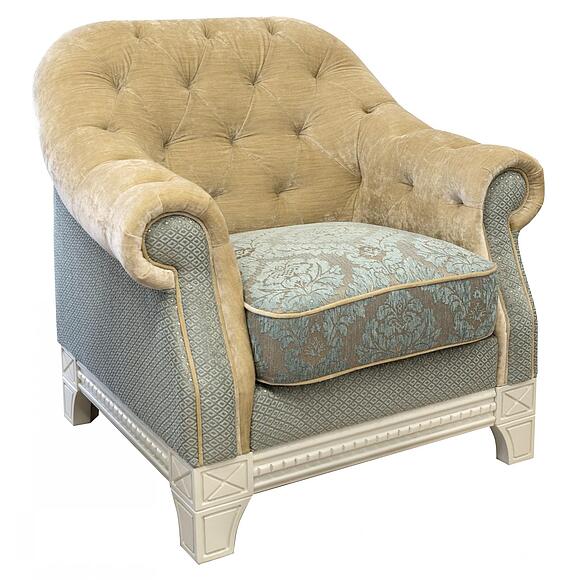 სავარძელი «ვერდი Royal» (12), ადგილი: ნაჭერი, ტყავის ჯგუფი: 21 ჯგუფი