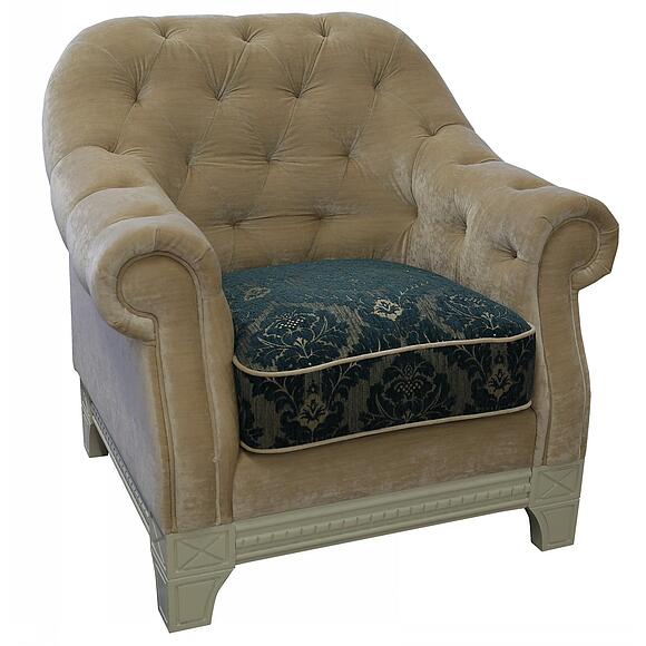 სავარძელი «ვერდი Royal» (12), ადგილი: ნაჭერი, ტყავის ჯგუფი: 21 ჯგუფი