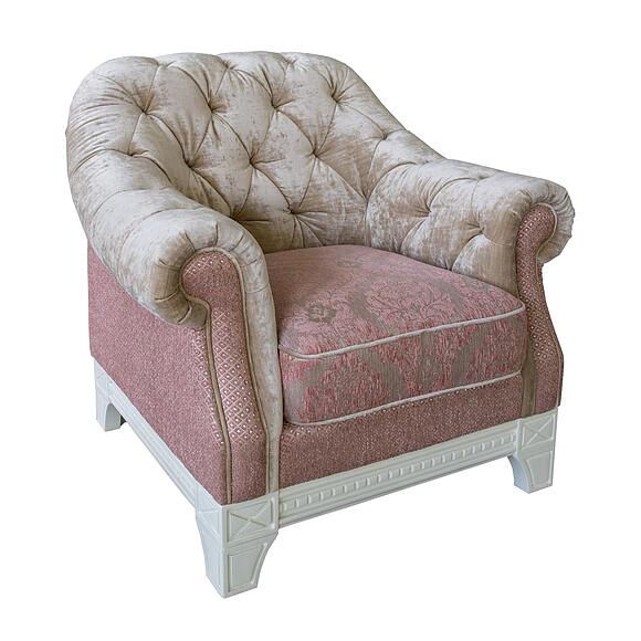 სავარძელი «ვერდი Royal» (12), ადგილი: ნაჭერი, ტყავის ჯგუფი: 21 ჯგუფი