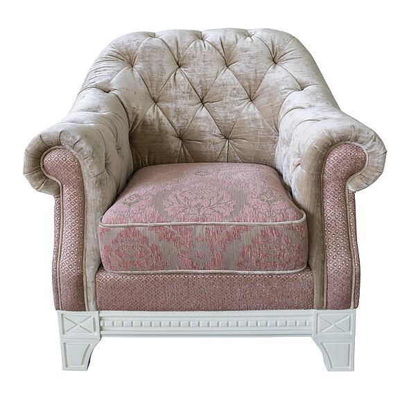 სავარძელი «ვერდი Royal» (12), ადგილი: ნაჭერი, ტყავის ჯგუფი: 21 ჯგუფი