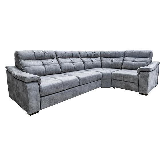 კუთხის დივანი «ბარსელონა 2» (3მლ/რ901რ/ლ), ადგილი: ნაჭერი, ტყავის ჯგუფი: 21 ჯგუფი