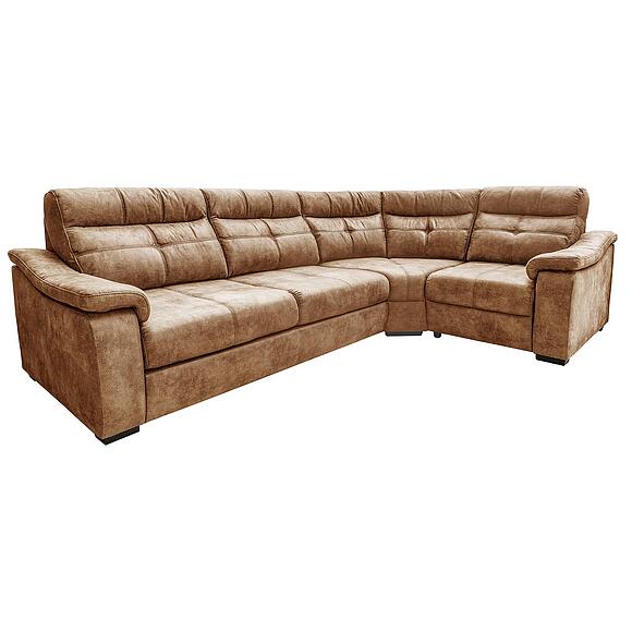 კუთხის დივანი «ბარსელონა 2» (3მლ/რ901რ/ლ), ადგილი: ნაჭერი, ტყავის ჯგუფი: 21 ჯგუფი